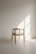 Mango wood chair with cushion