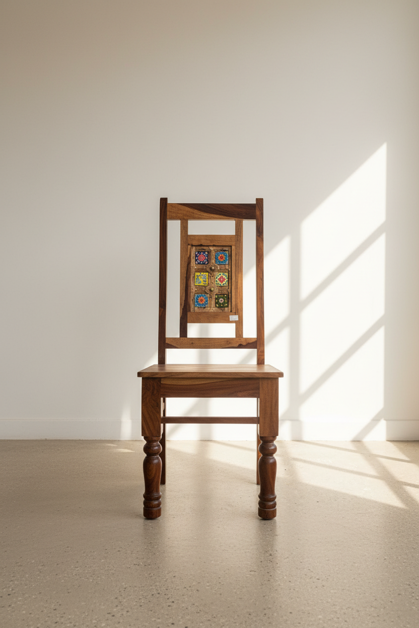 Rosewood 2" tile chair