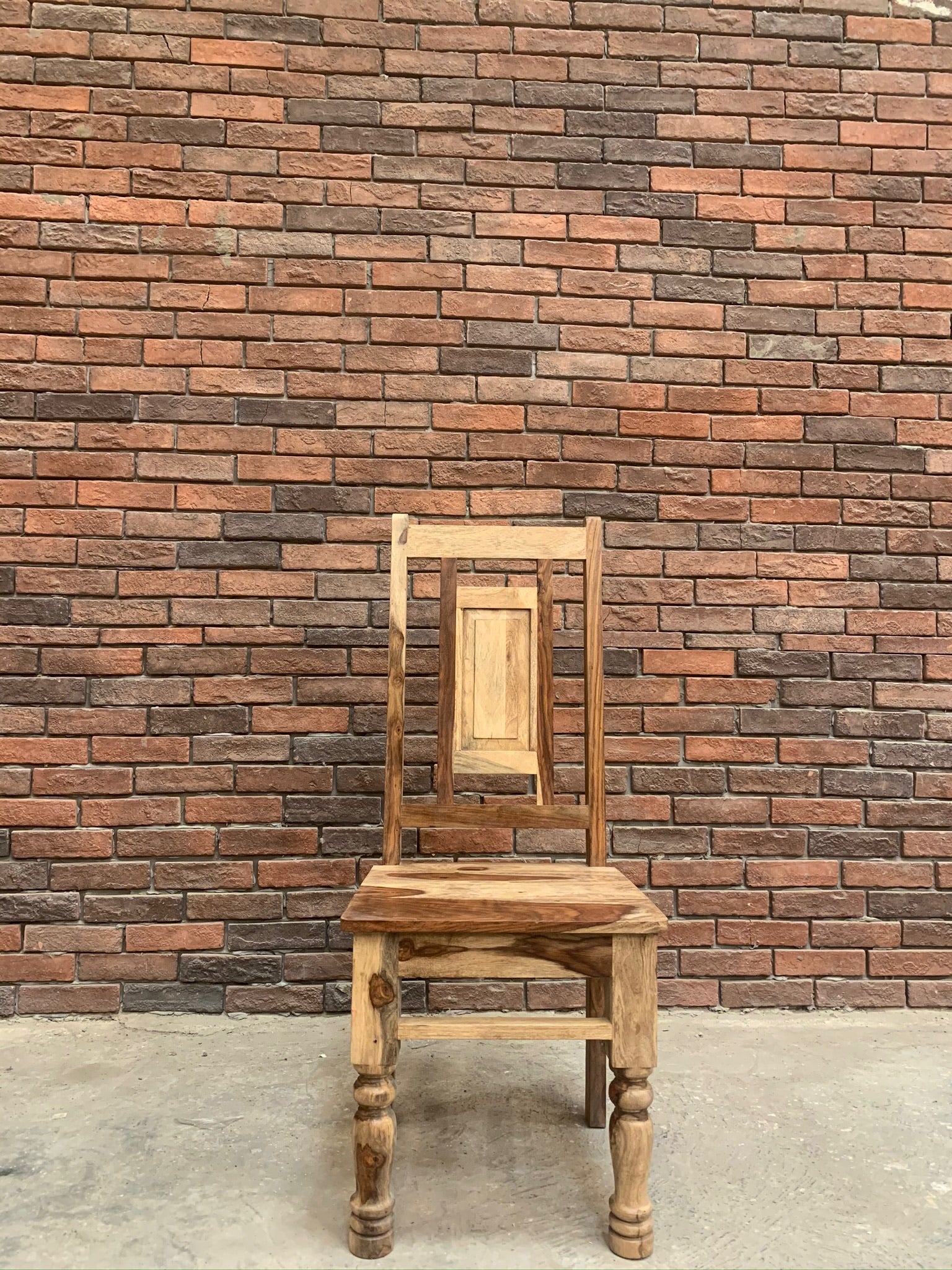 Rosewood plain panel chair