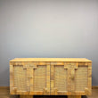 Load image into Gallery viewer, 4 door rattan sideboard
