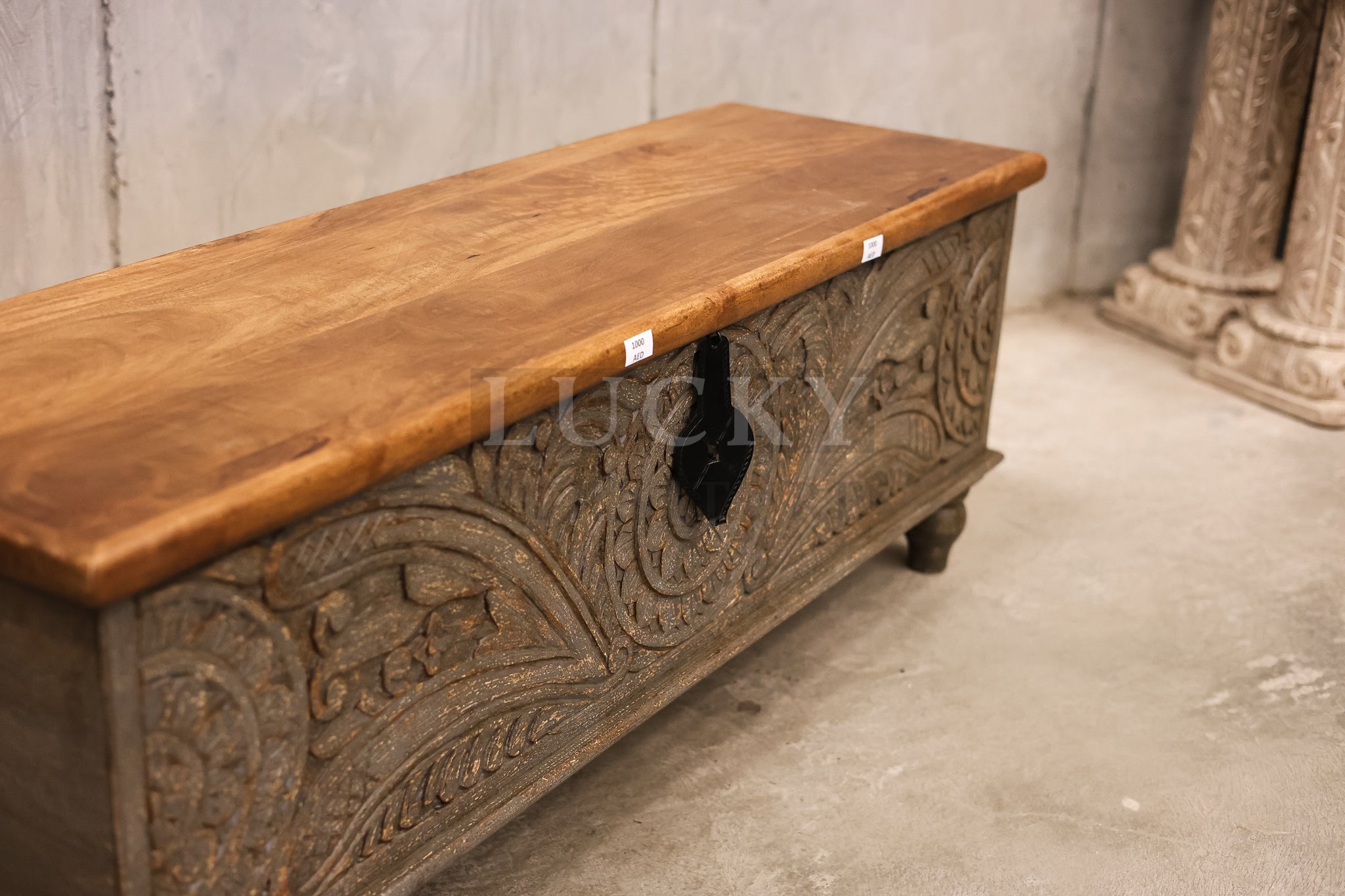 Carved trunk