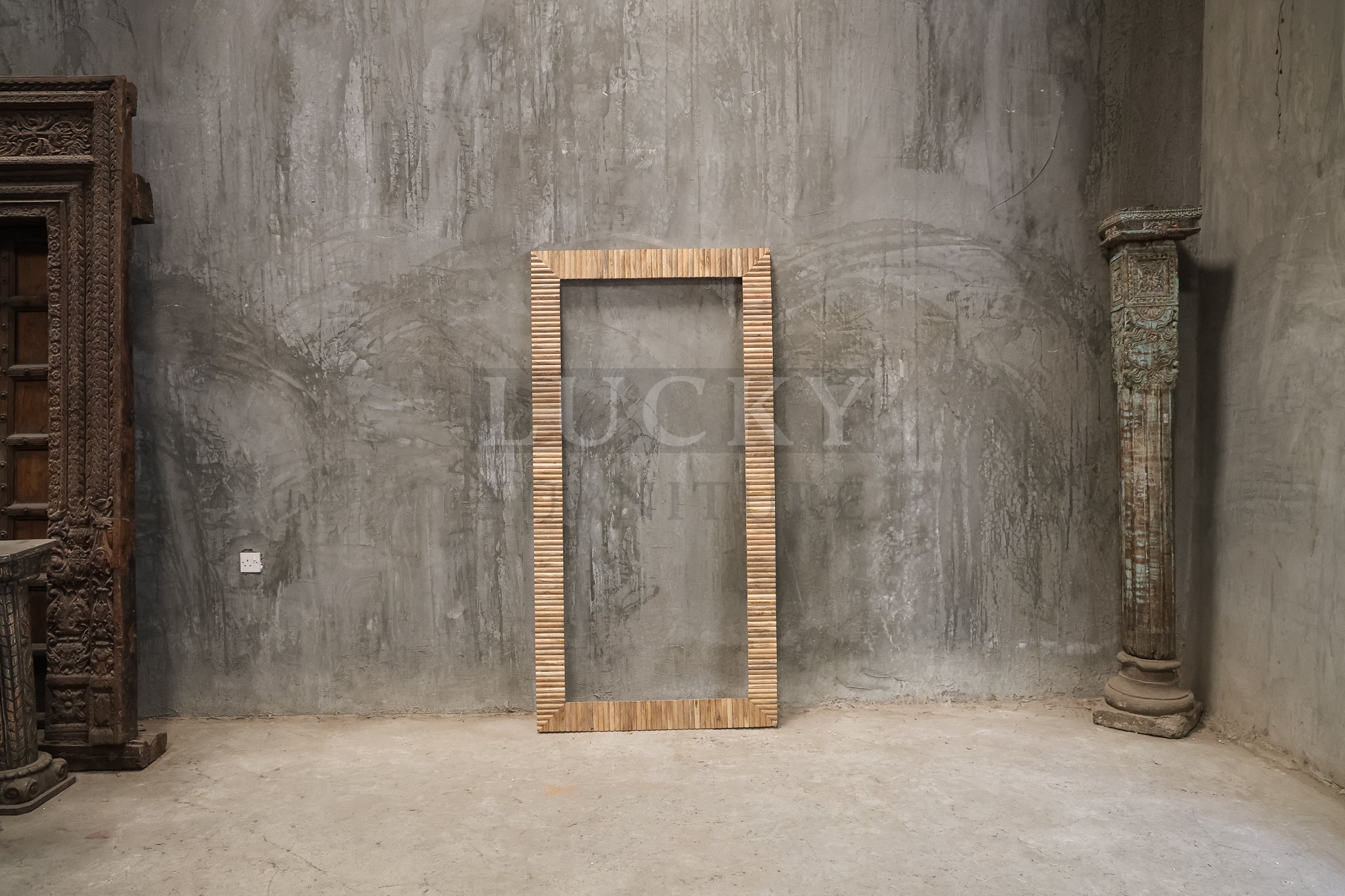 Ridge Mango Wood Mirror Frame