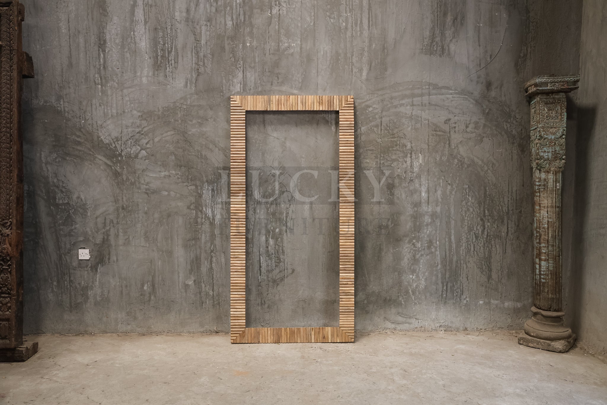 Ridge Mango Wood Mirror Frame