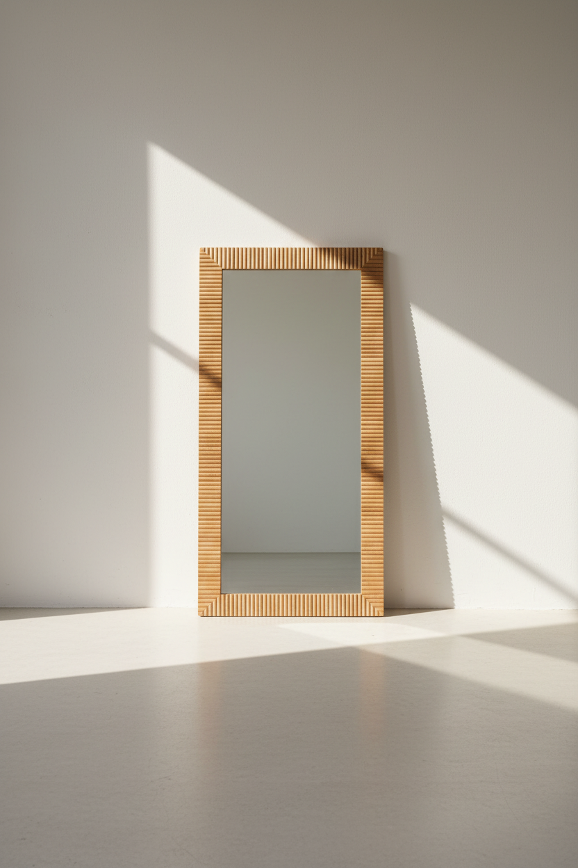 Ridge Mango Wood Mirror Frame