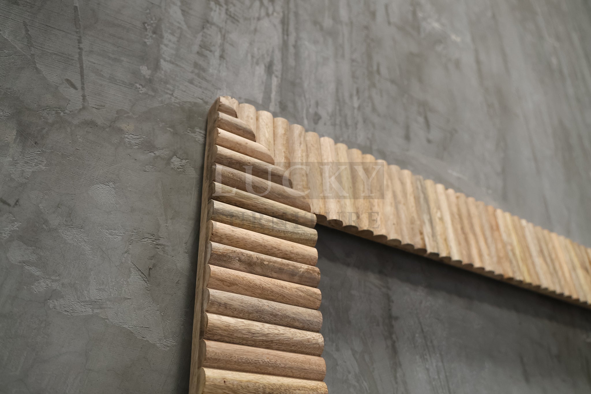 Ridge Mango Wood Mirror Frame