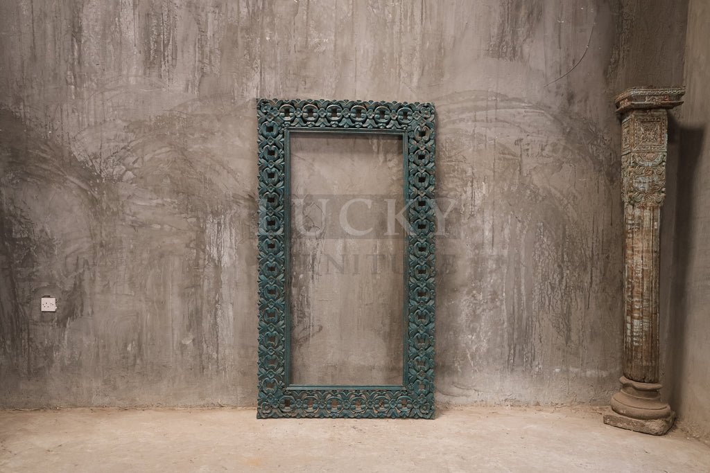 Carved Vibrant Mirror Frame
