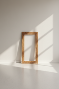 Xylo log pieces acacia mirror frame
