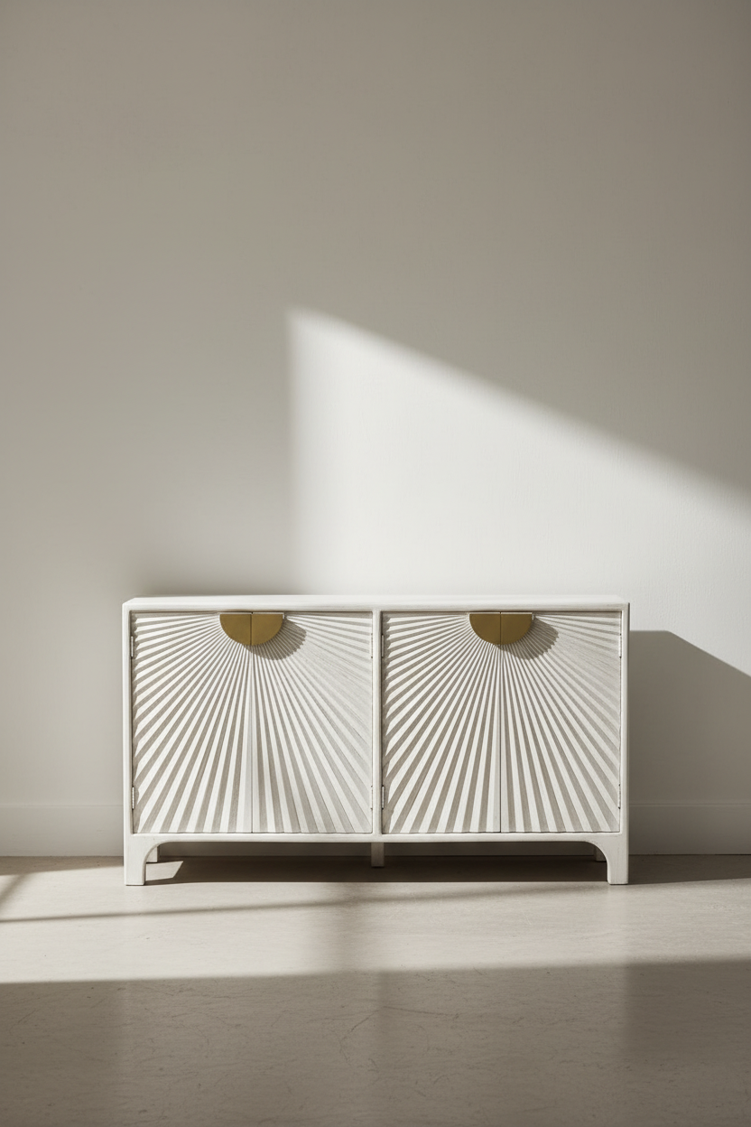 Carved love collection 4 door sideboard.