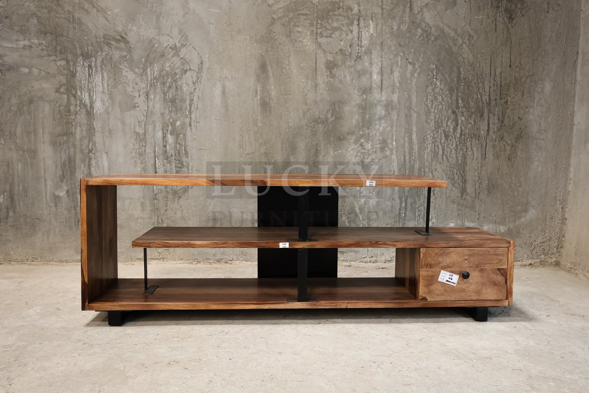 Rosewood tv stand.