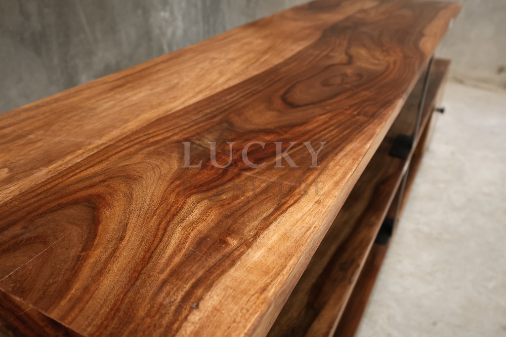 Rosewood tv stand.