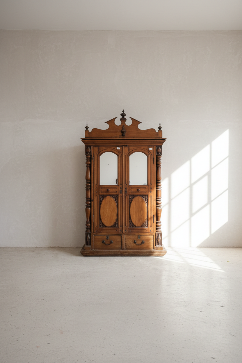 Victorian Vintage Cabinet teak wood.