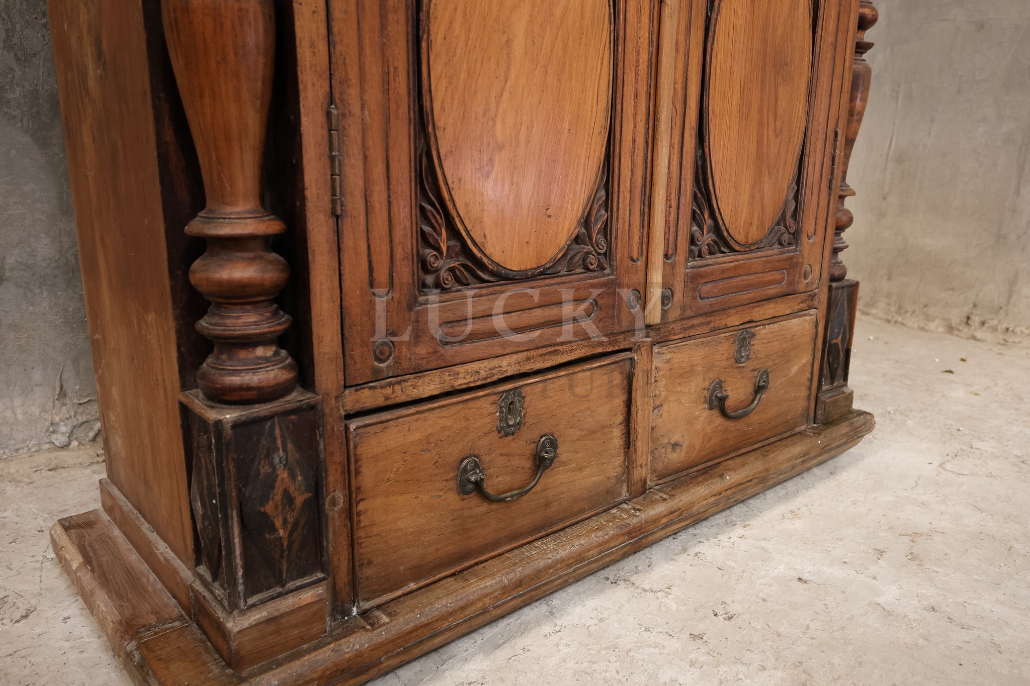 Victorian Vintage Cabinet teak wood.