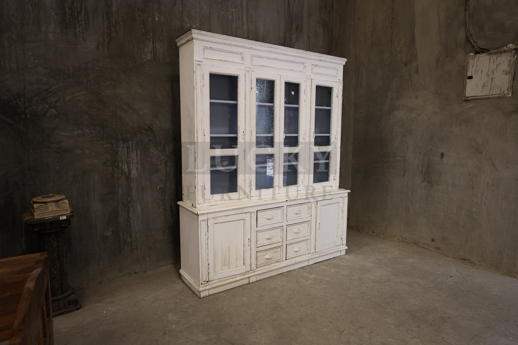 Classic 2 part XL Glass cabinet.