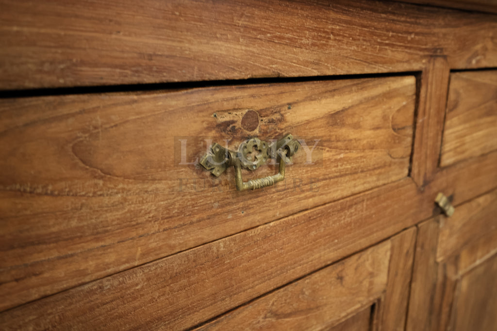 Vintage Victorian Cabinet teak wood.