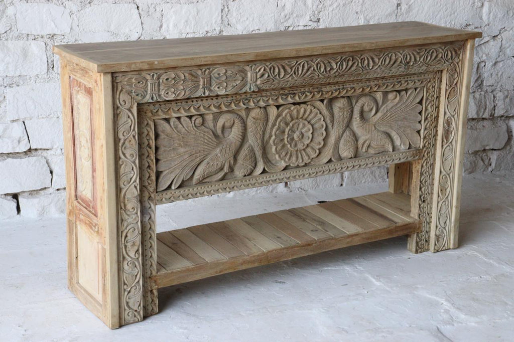 Peacock Console Table