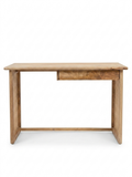 Mango wood desk with rattan webbing.