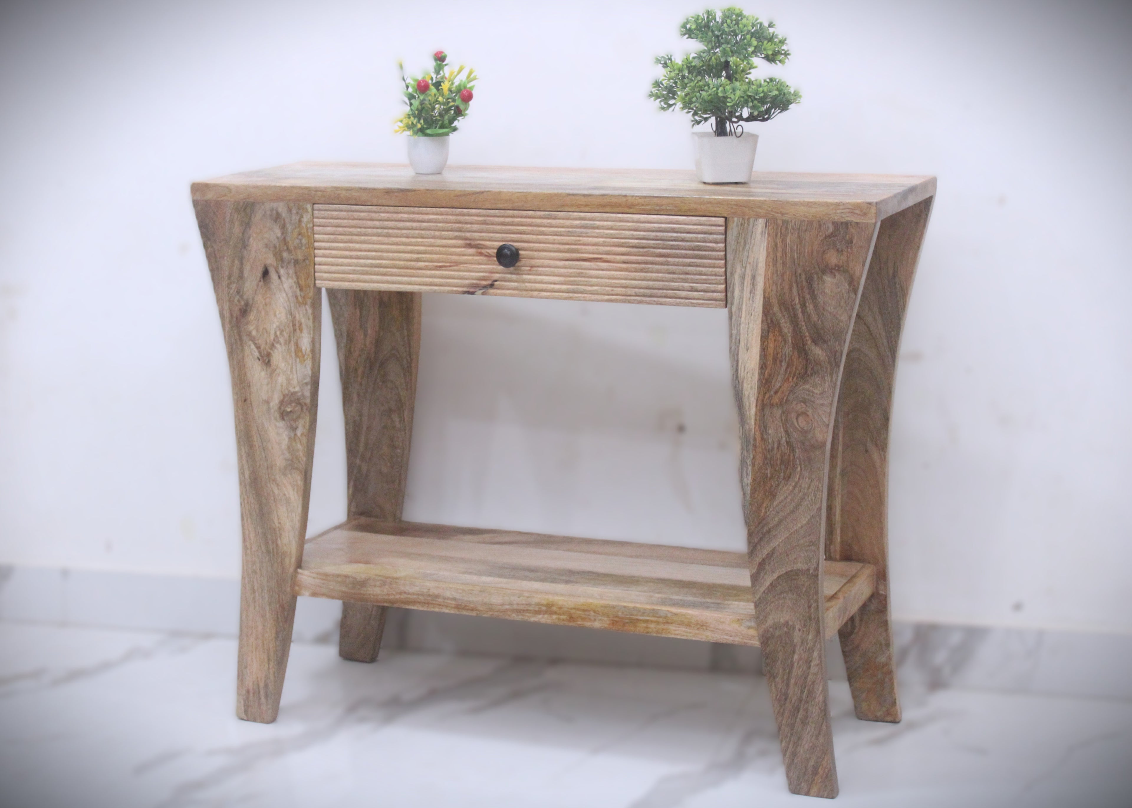 Fluted console table