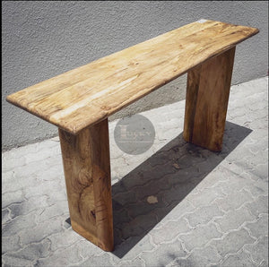 Mango wood console