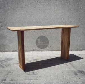 Mango wood console