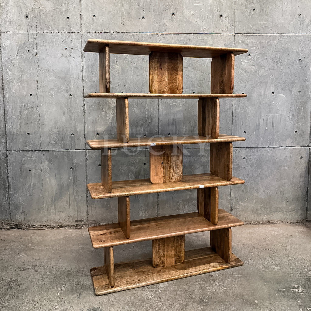 Stacked bookshelf