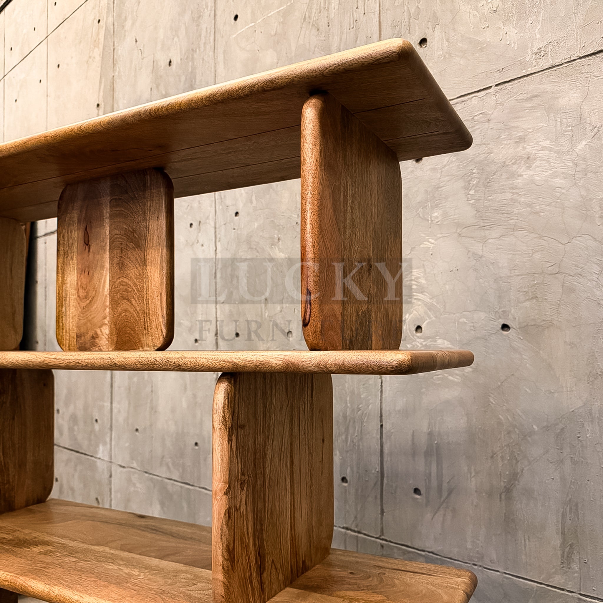 Stacked bookshelf