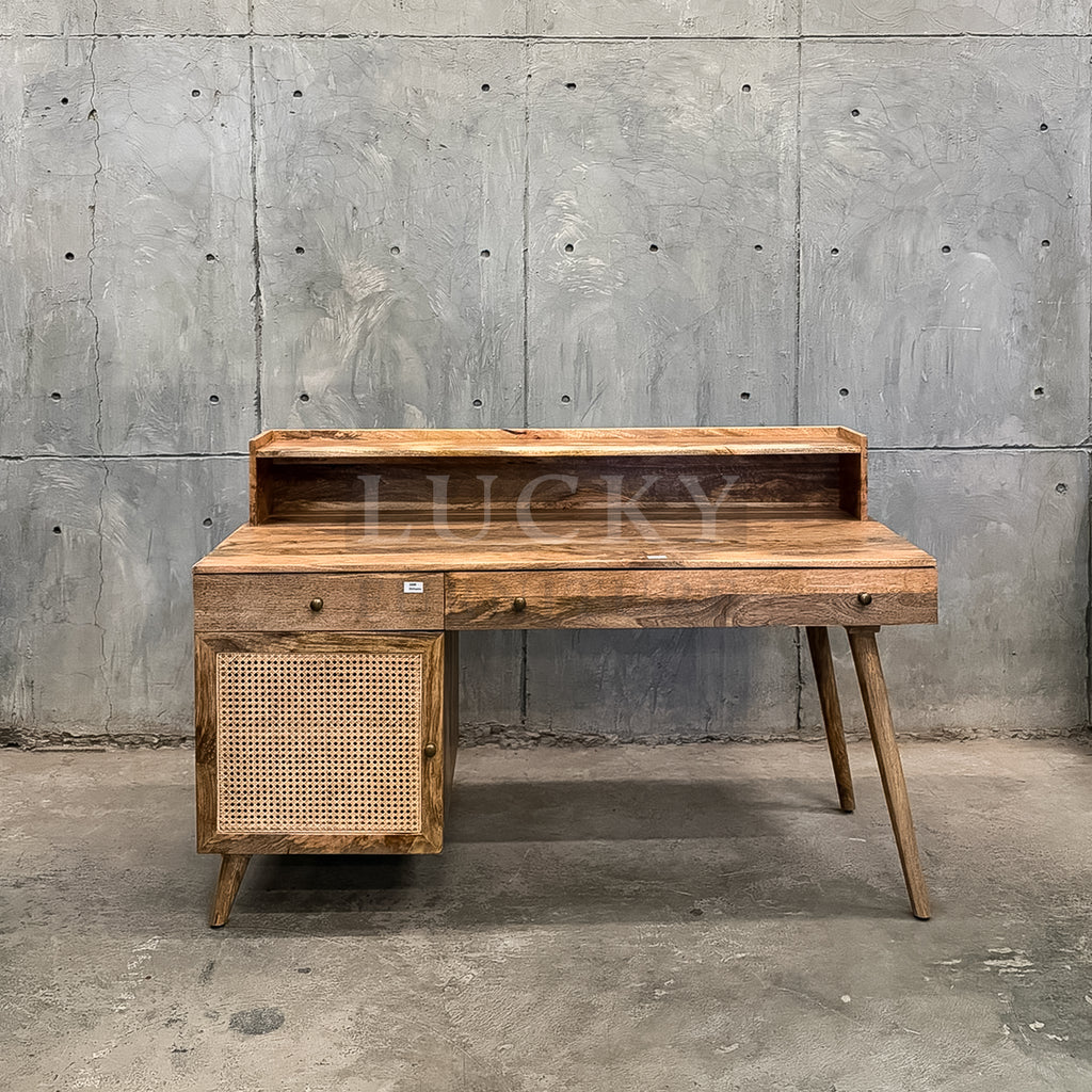 Rattan desk
