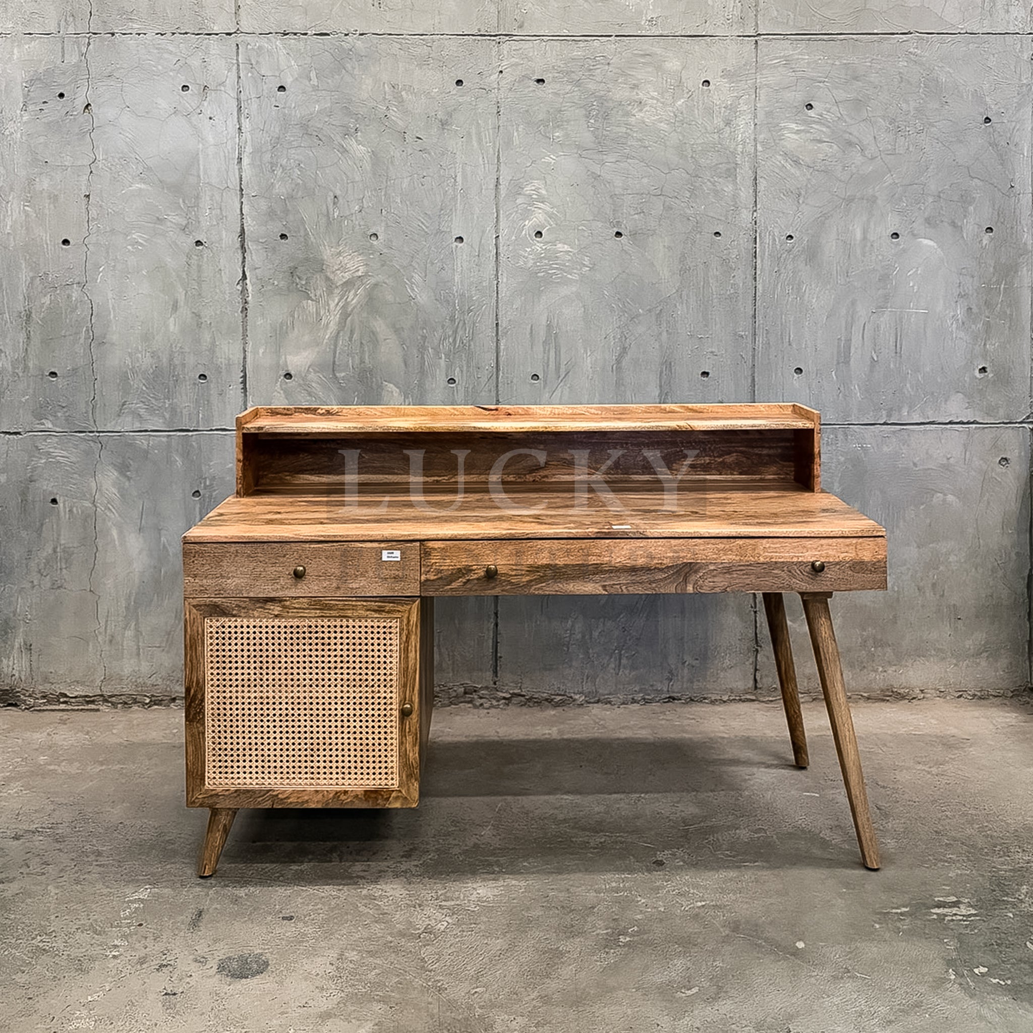 Rattan desk