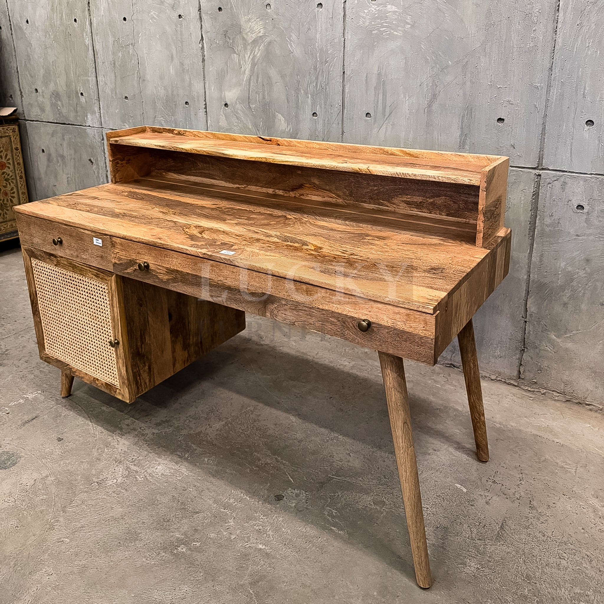 Rattan desk