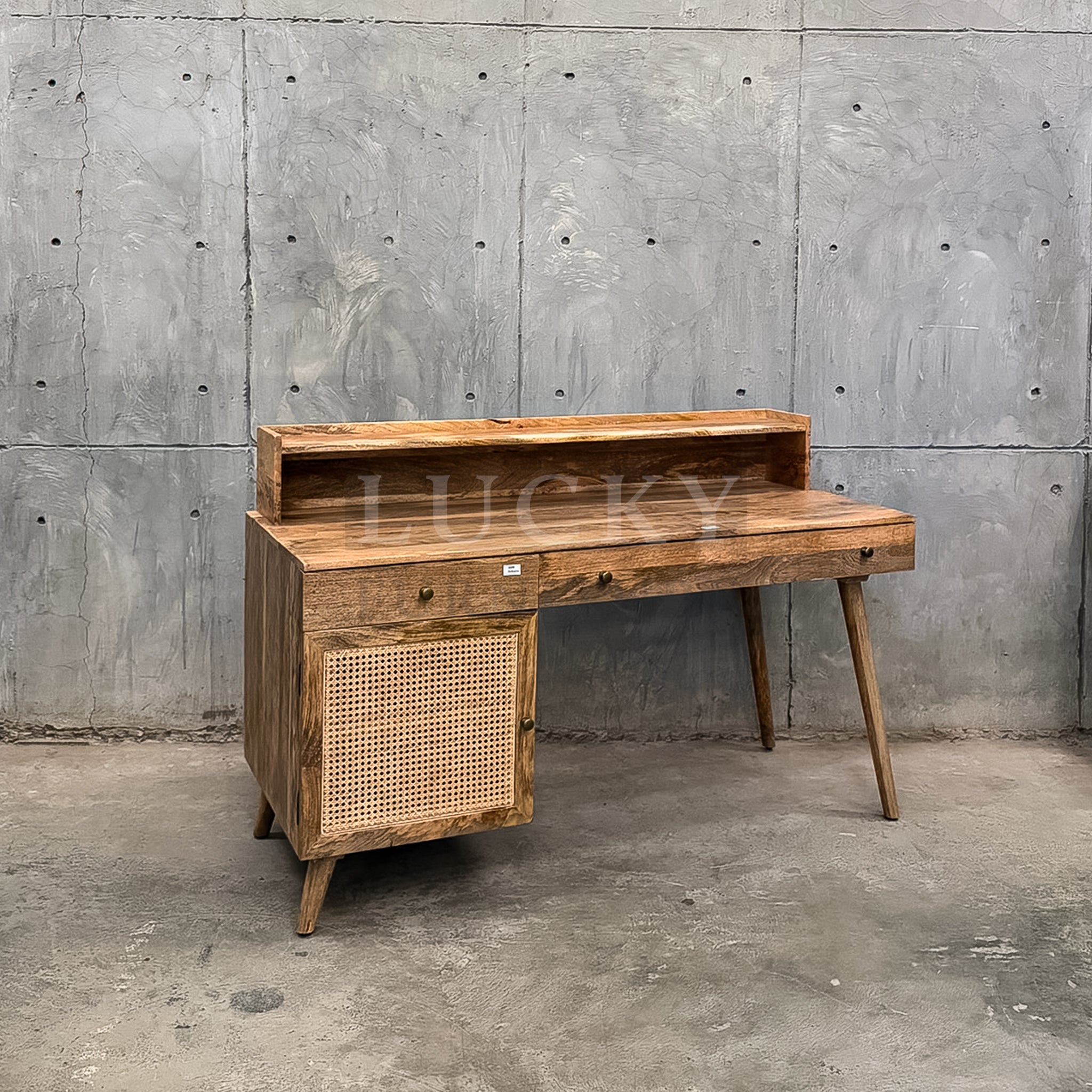 Rattan desk