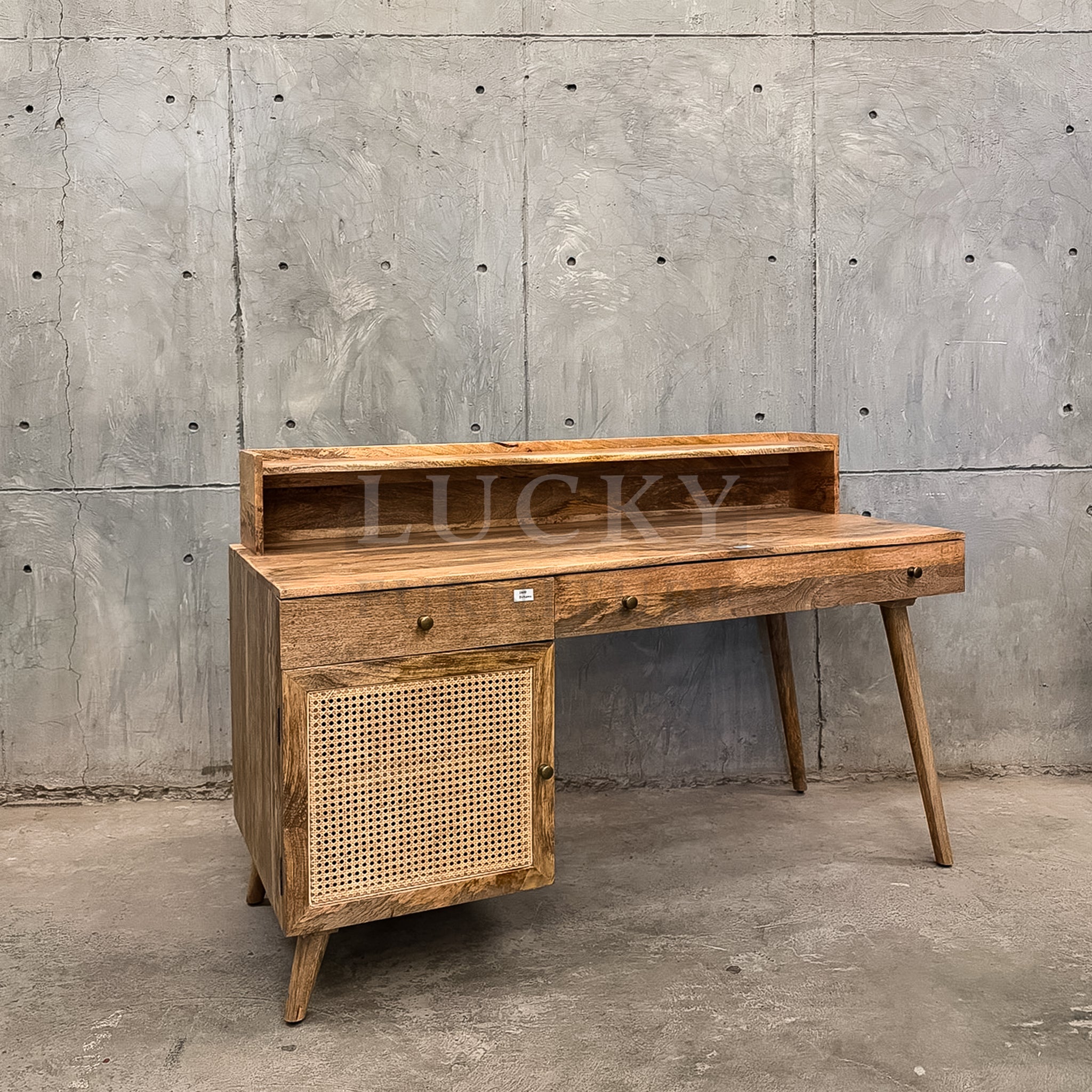 Rattan desk