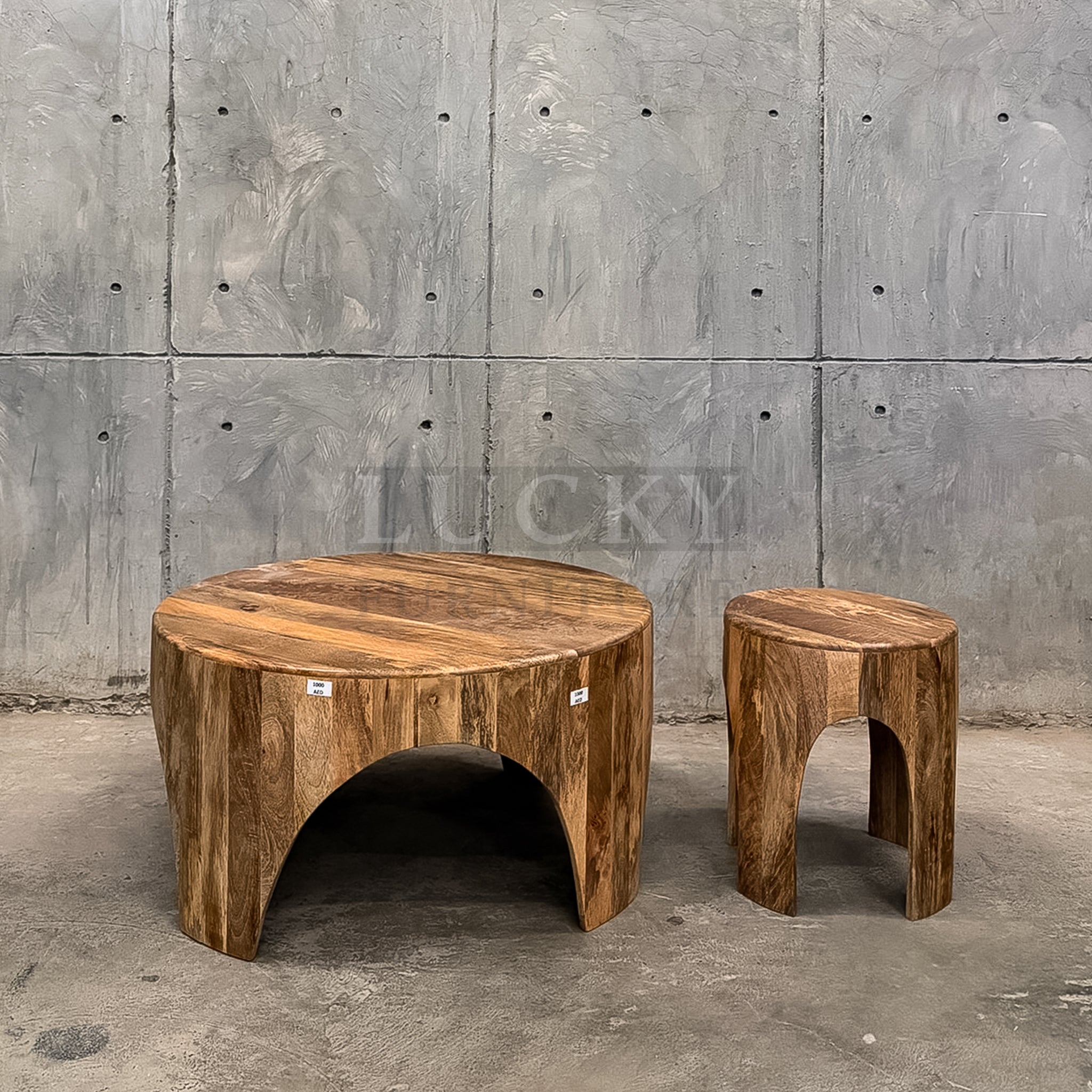 Mango wood organic coffee table
