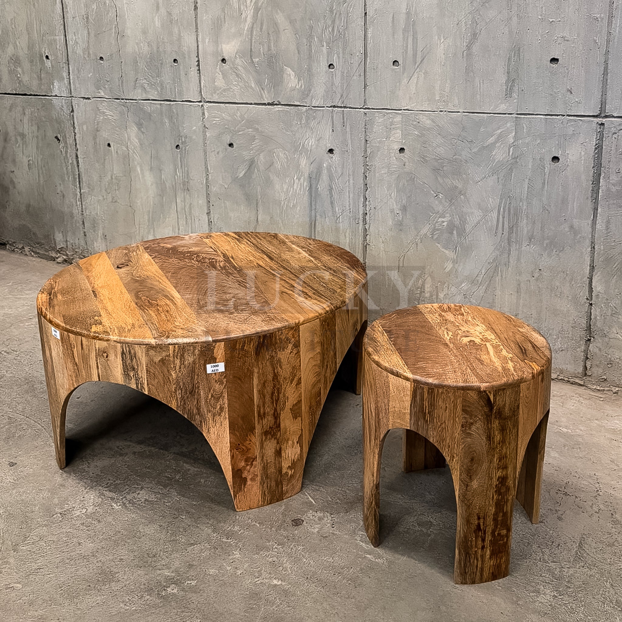 Mango wood organic coffee table