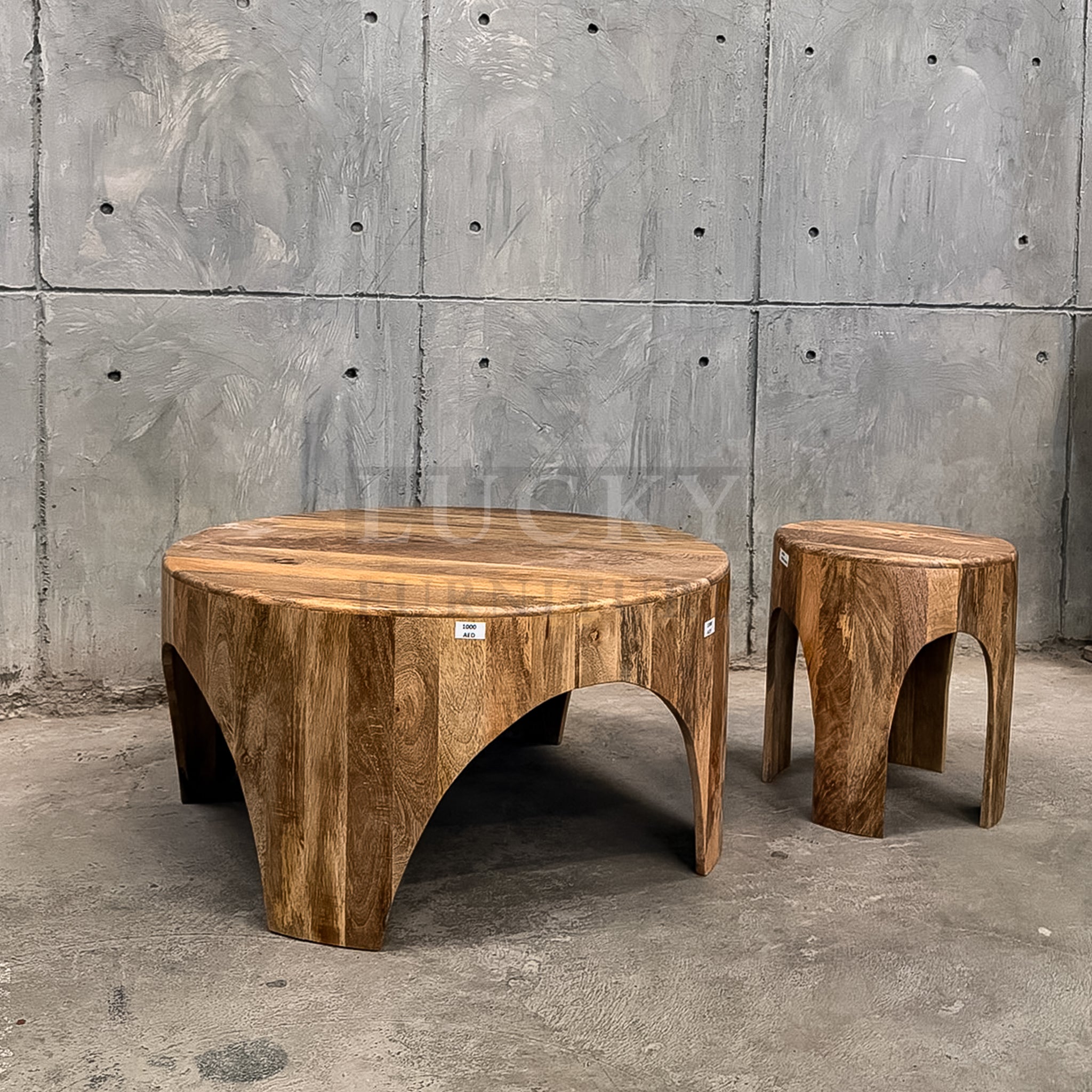 Mango wood organic coffee table