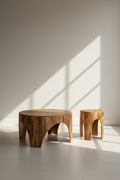 Mango wood organic coffee table