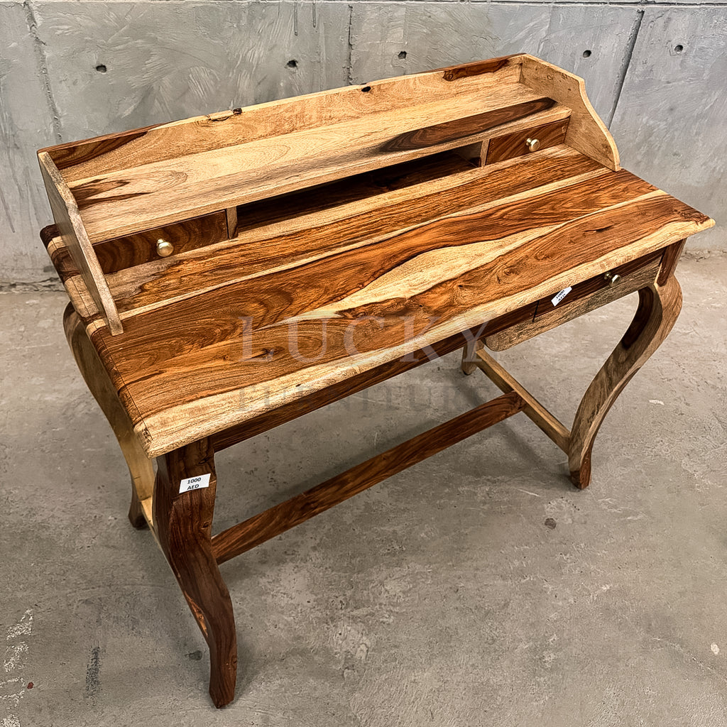 Rosewood curved legs desk