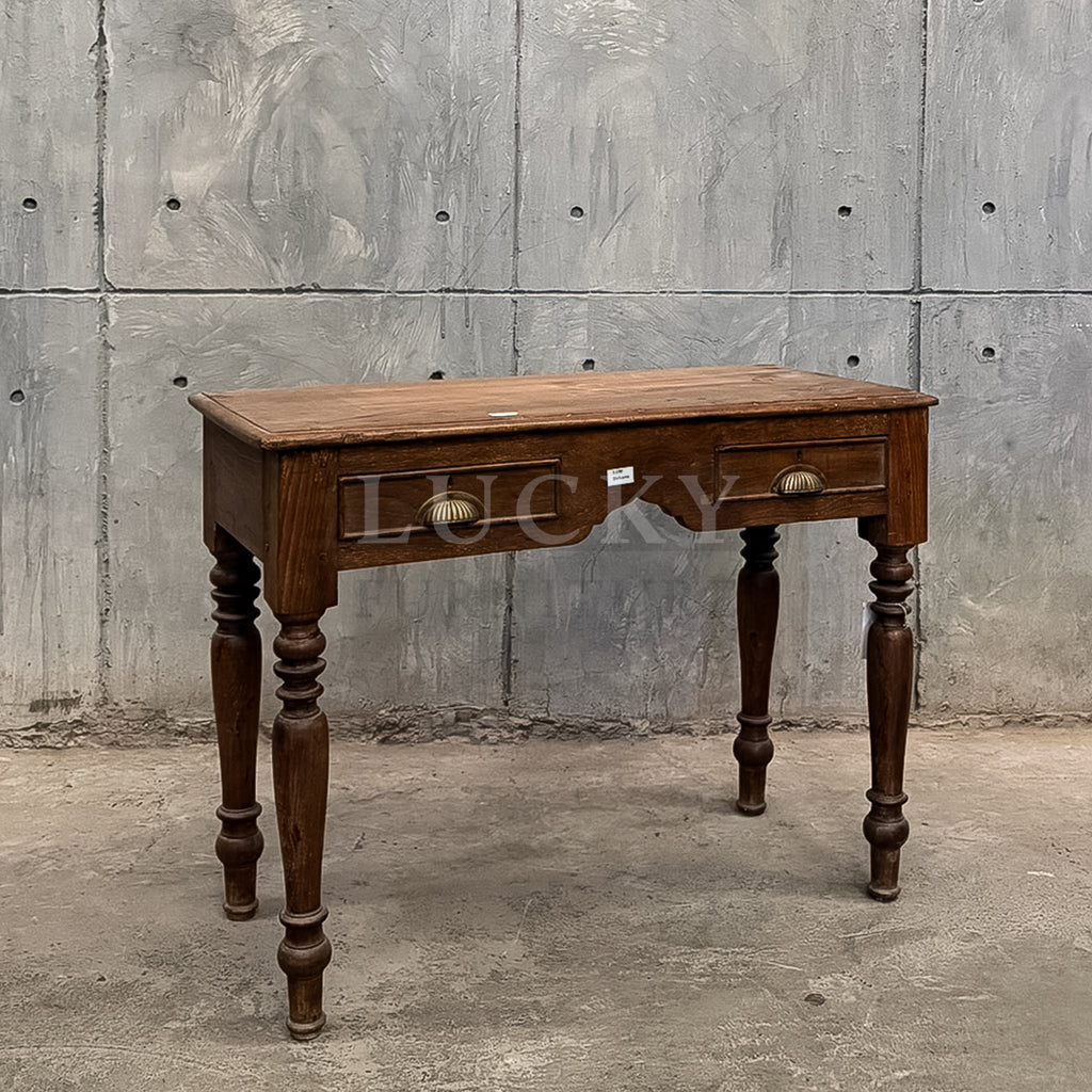 Vintage teak wood desk