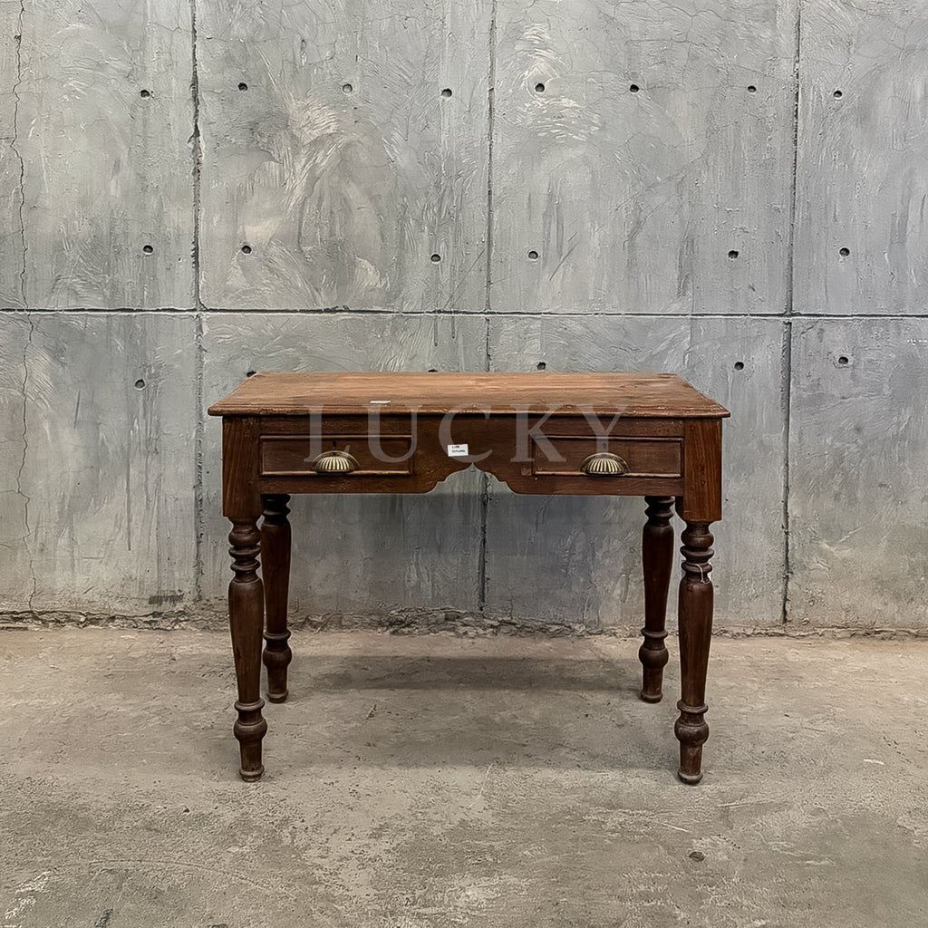Vintage teak wood desk