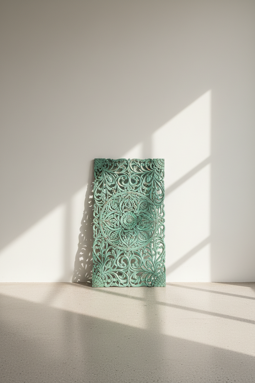 Carved wall panel