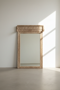 Vintage teak wood mirror