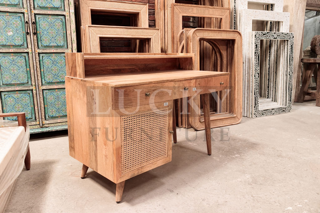 Rattan desk