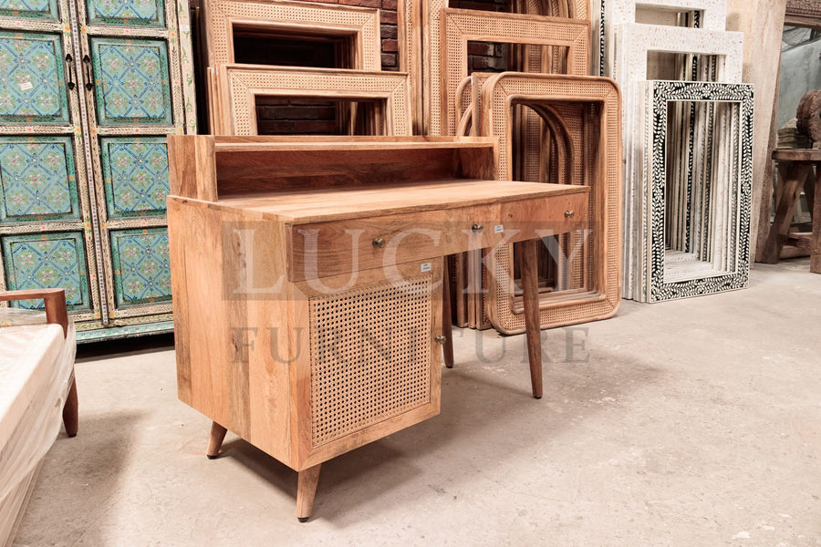 Rattan desk