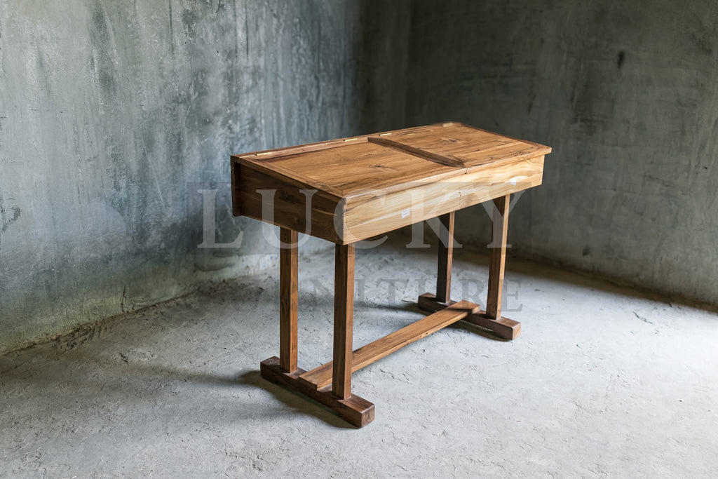 Teak wood desk
