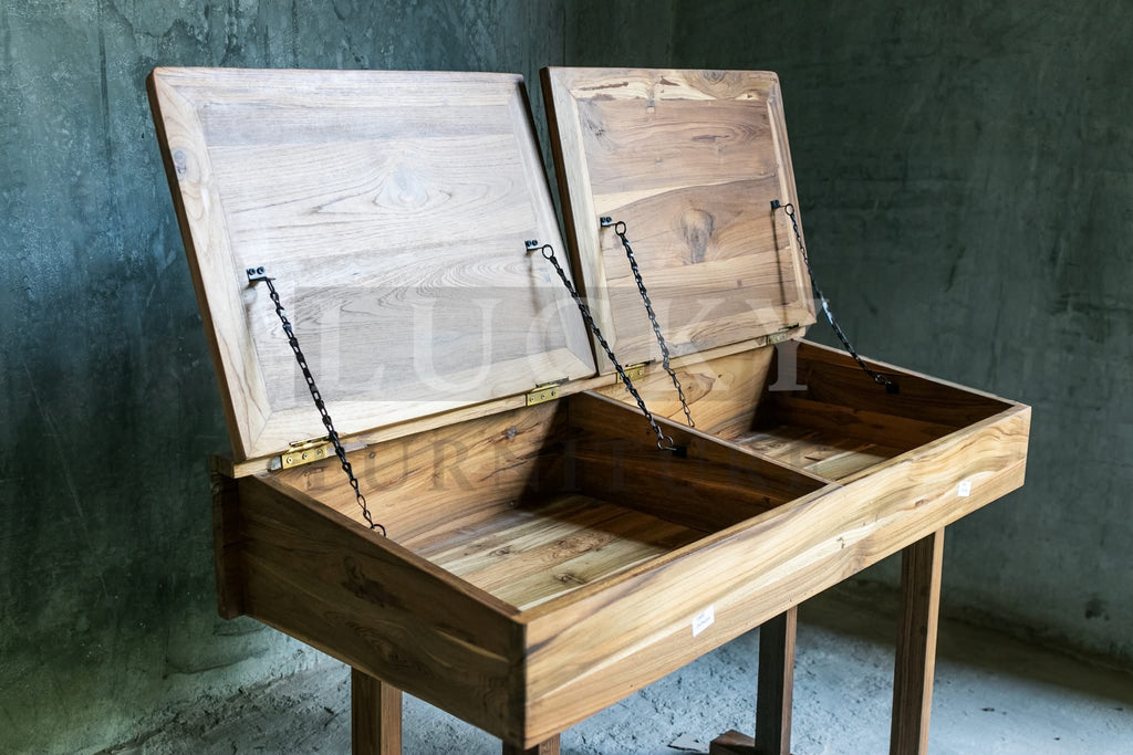 Teak wood desk
