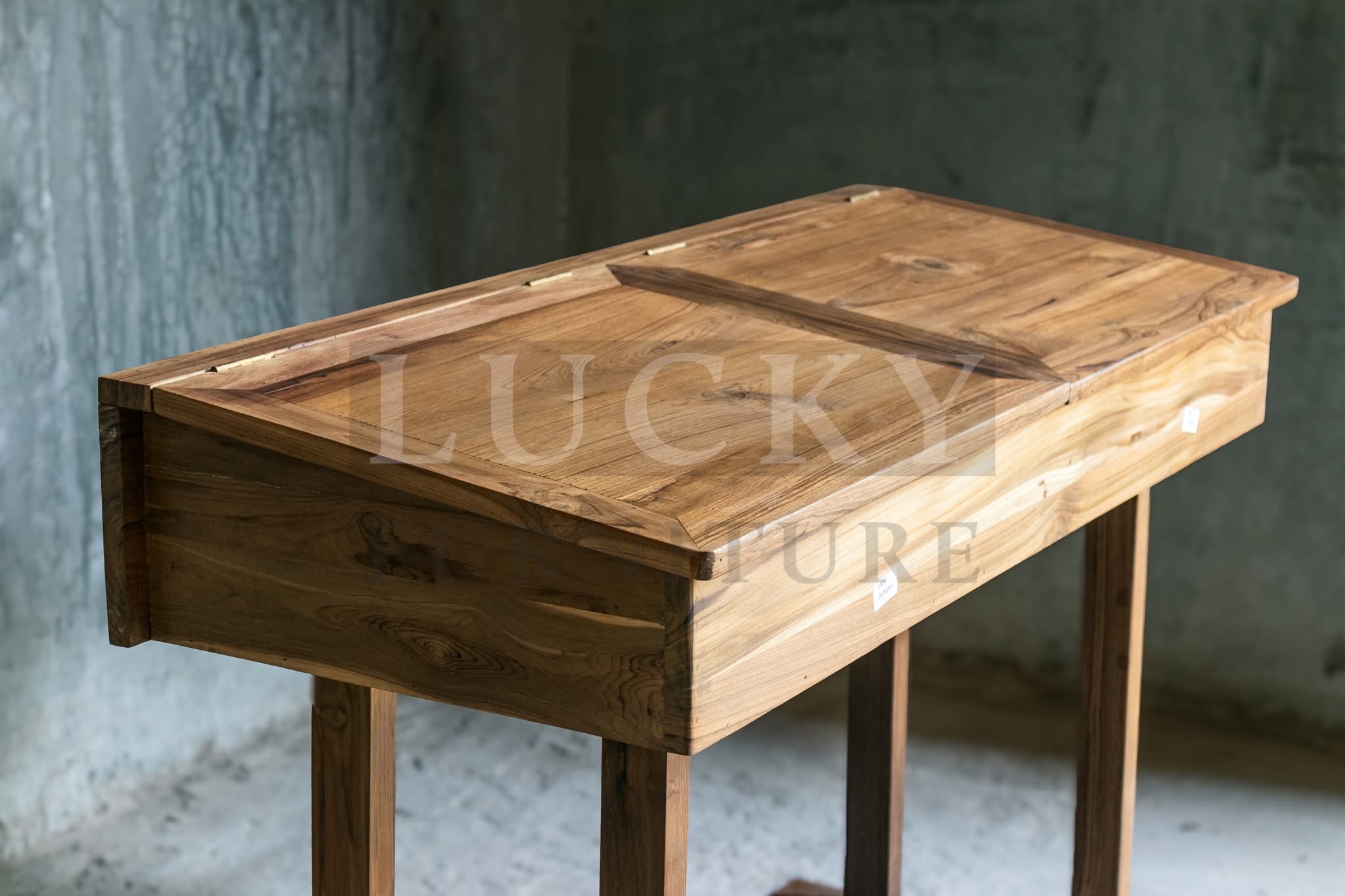 Teak wood desk