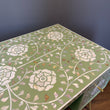 Load image into Gallery viewer, Sage green mother of pearl inlay desk
