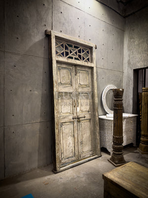 Vintage bleached old door
