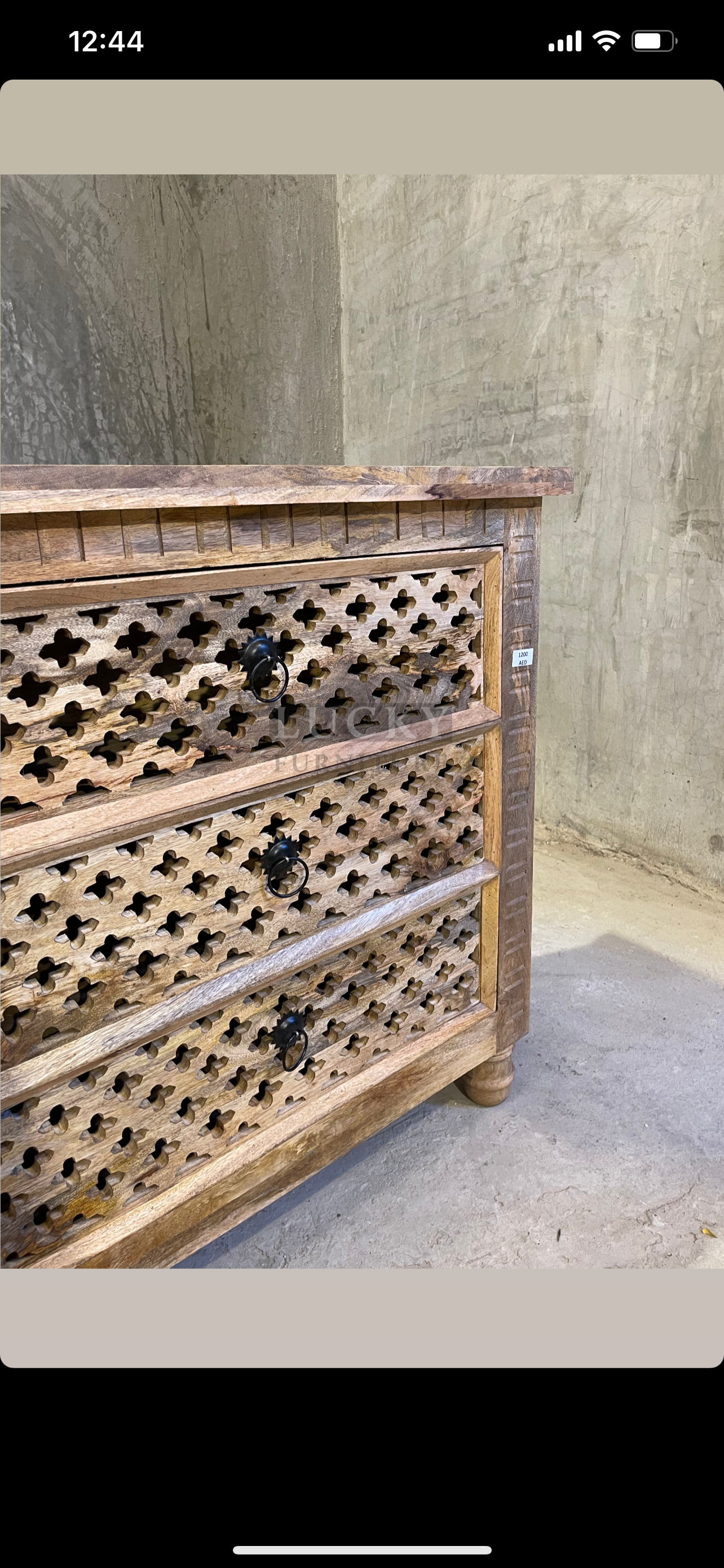 Jig saw 3 draw chest