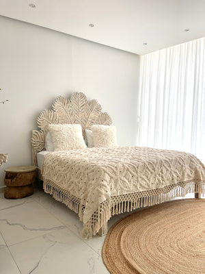 Palm design bed