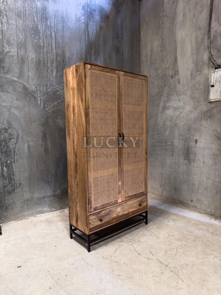 Rattan cabinet