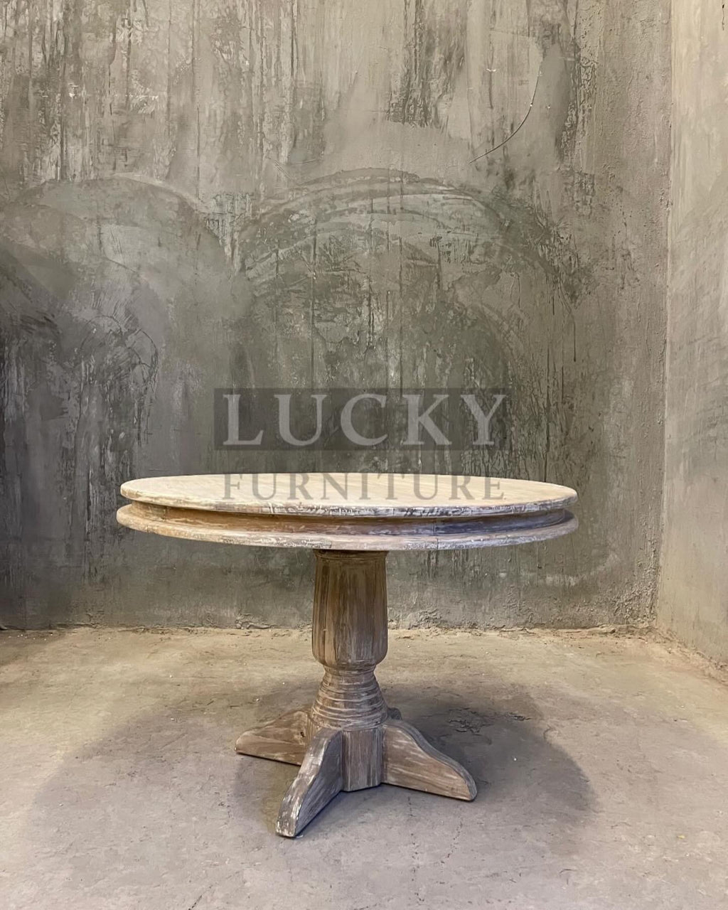 Pedestal dining table